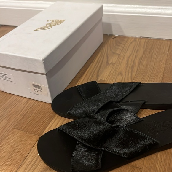 Ancient Greek sandals - upper real fur - Picture 3 of 3